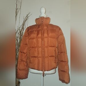 Orange Nautica Puffer Jacket size L